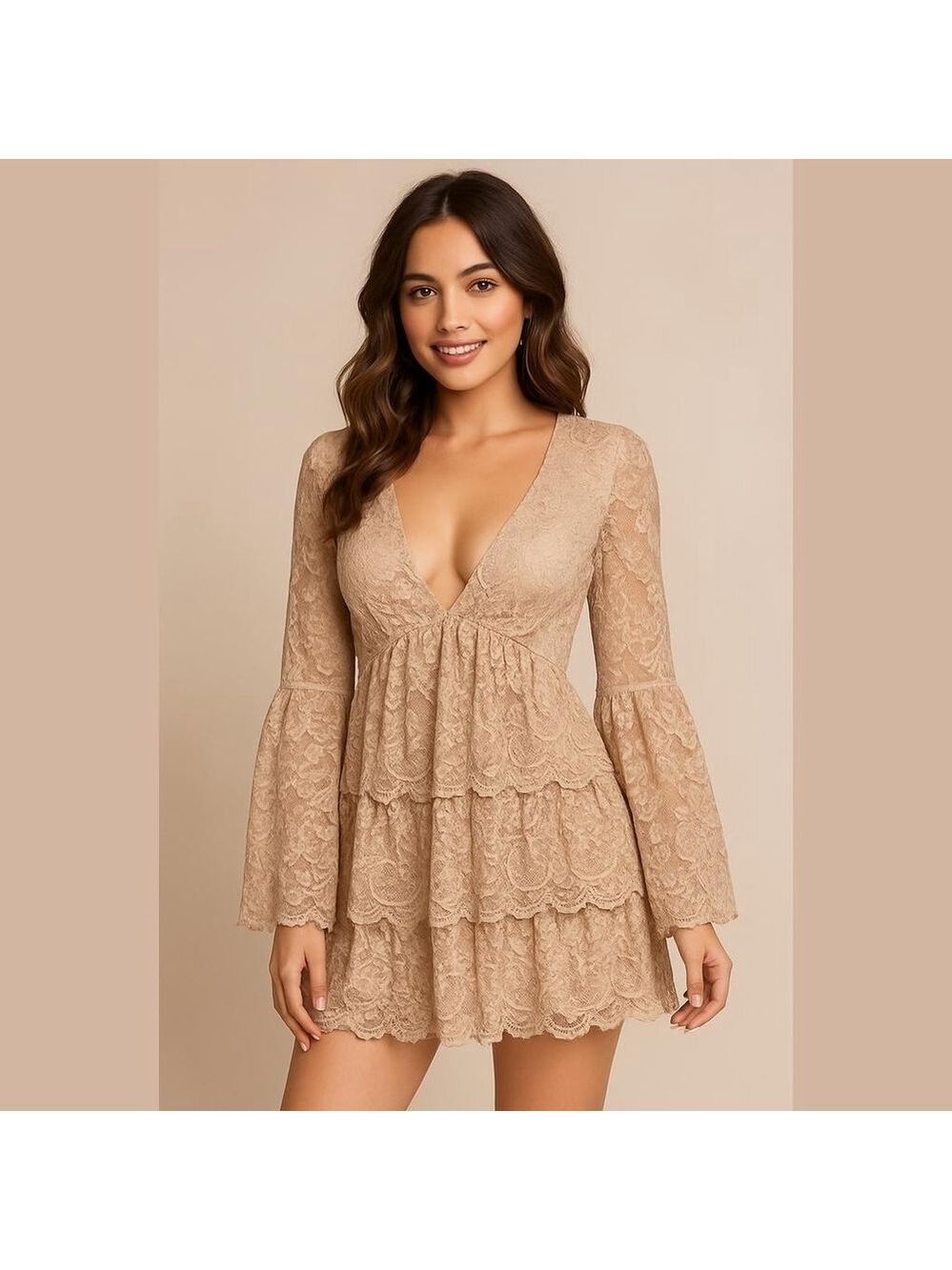 SHOW Me Your MuMu Laced V back dress